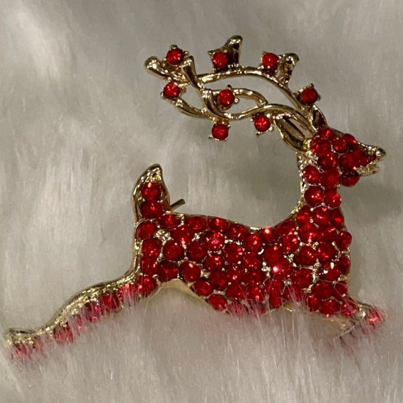 Yule Reindeer Pin