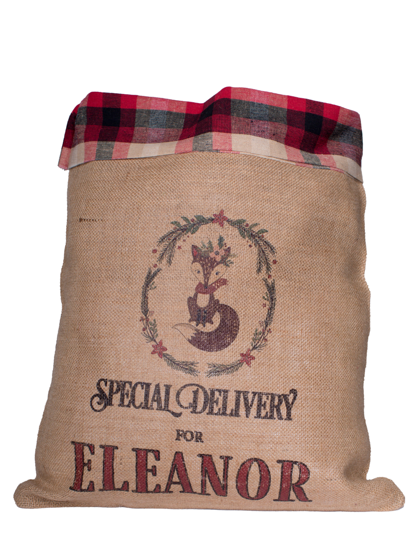 Medium Santa Sack-Plaid