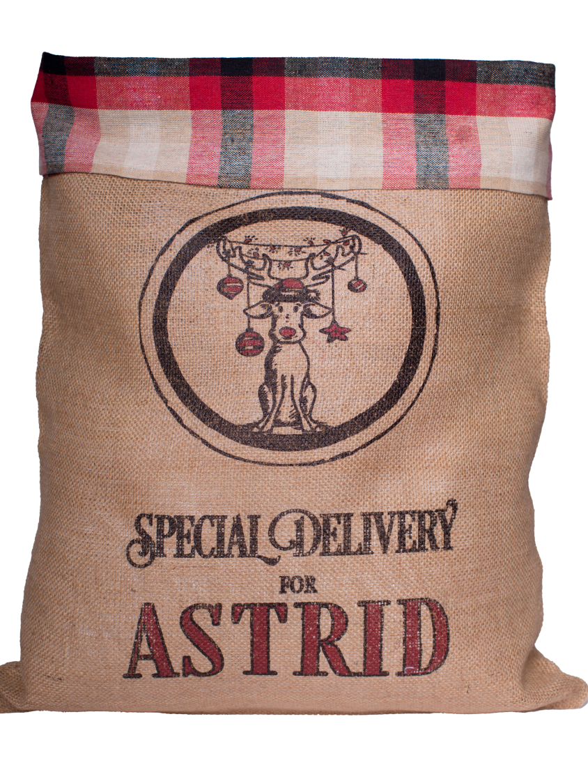 Medium Santa Sack-Plaid