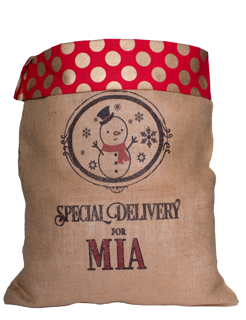 Medium Santa Sack-Polka