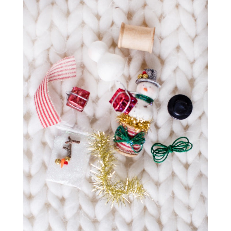 DIY Snowman Ornament Kits