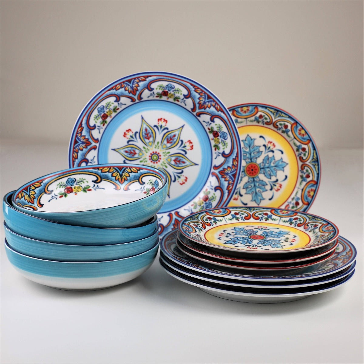 Zanzibar 12 Piece Stoneware Set