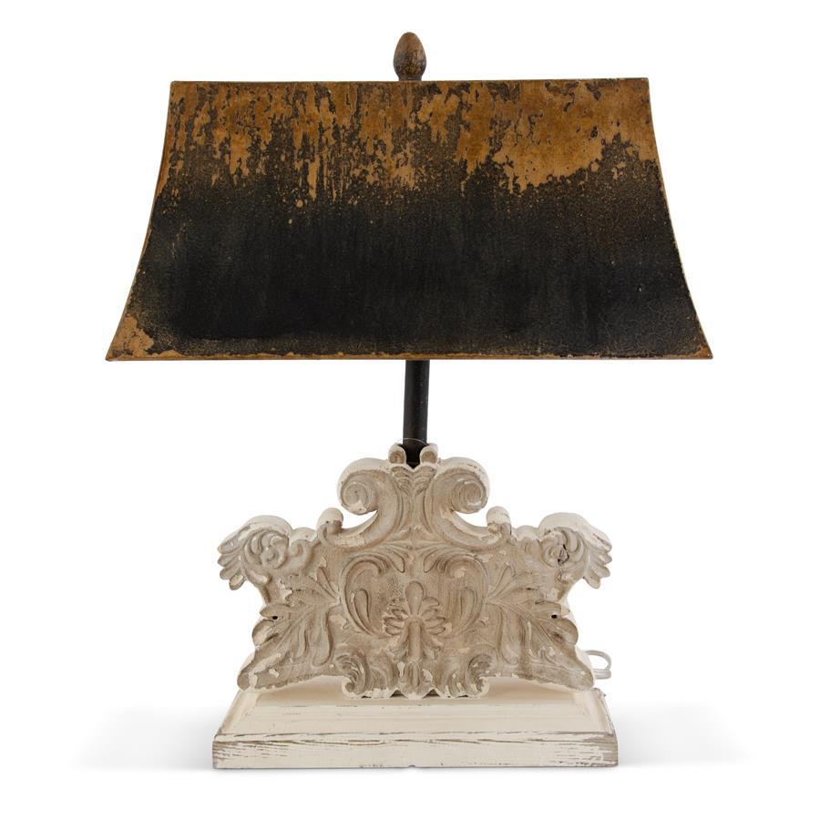 Elegant Distressed French Lamp