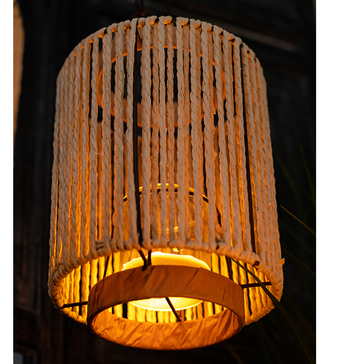 Rope Lantern Candle Holder