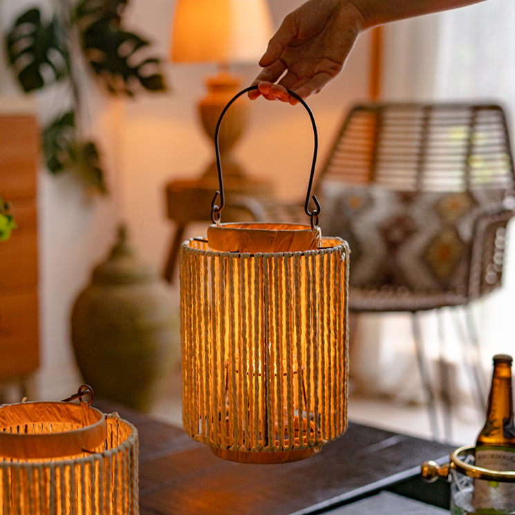 Rope Lantern Candle Holder