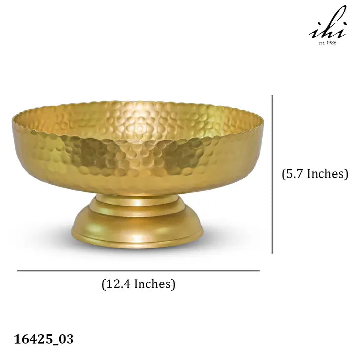 Gold Hammered Bowl