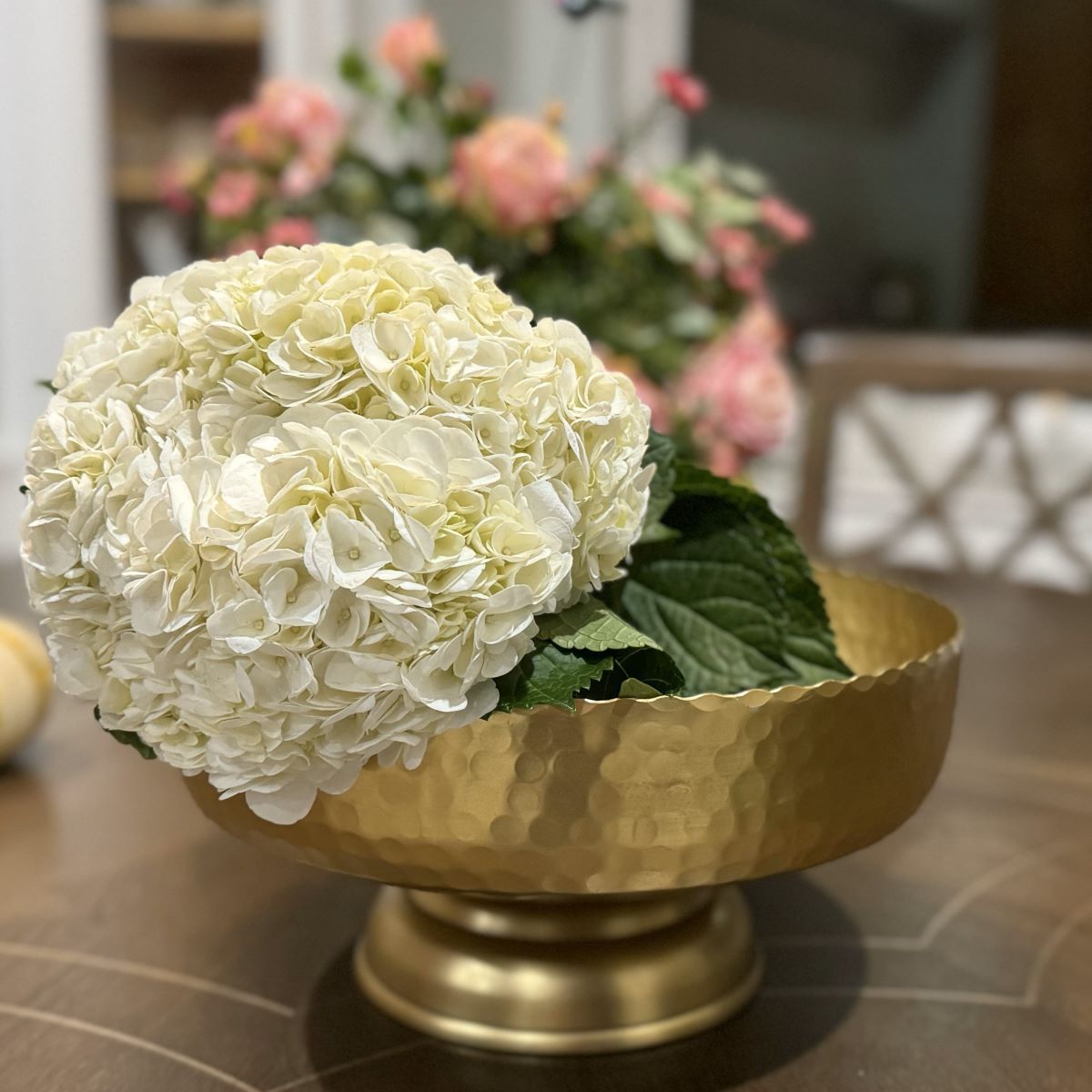 Gold Hammered Bowl