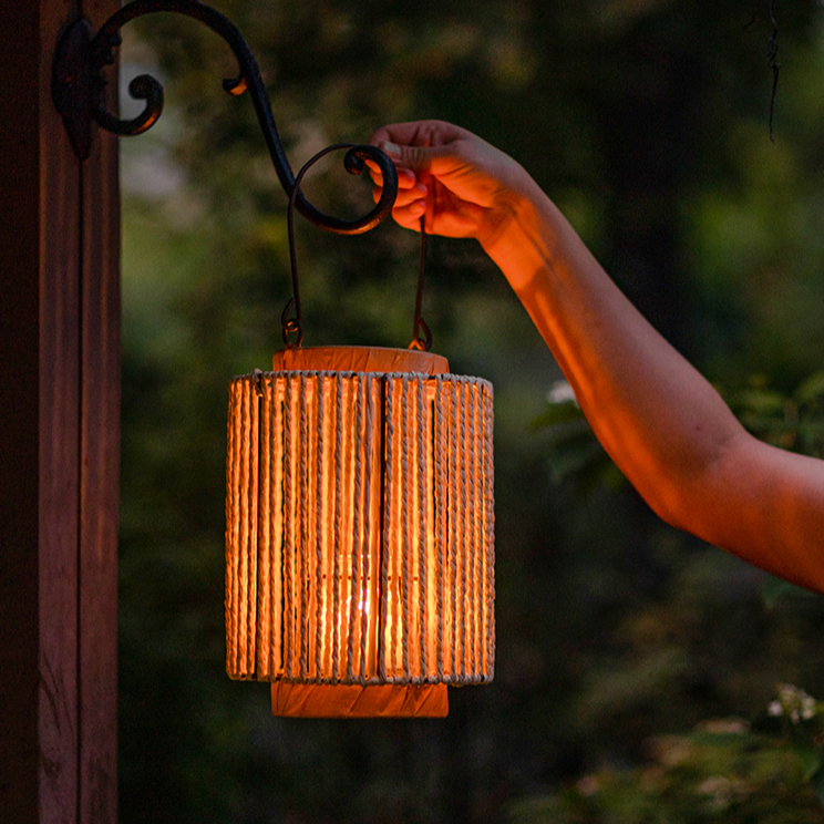 Rope Lantern Candle Holder