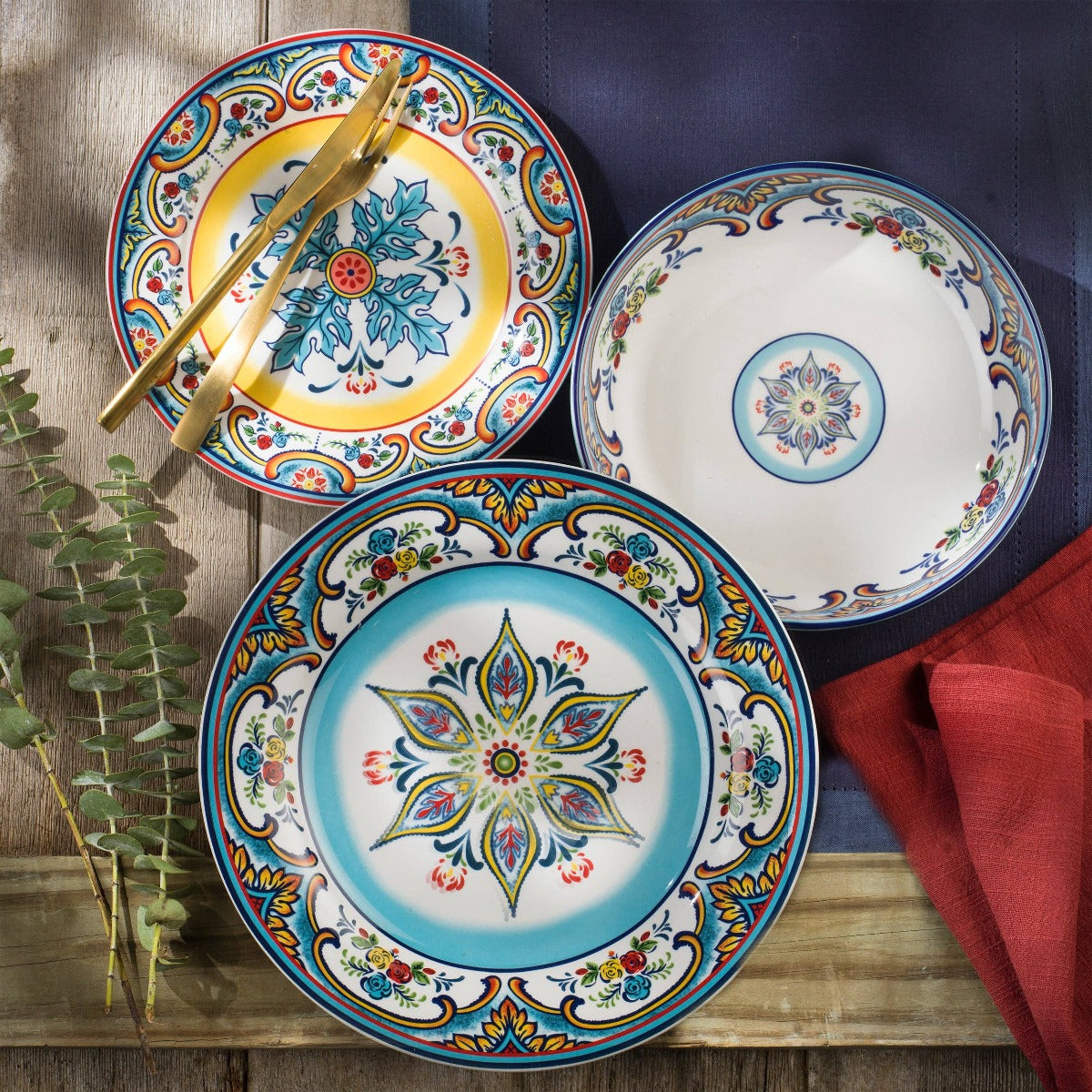 Zanzibar 12 Piece Stoneware Set