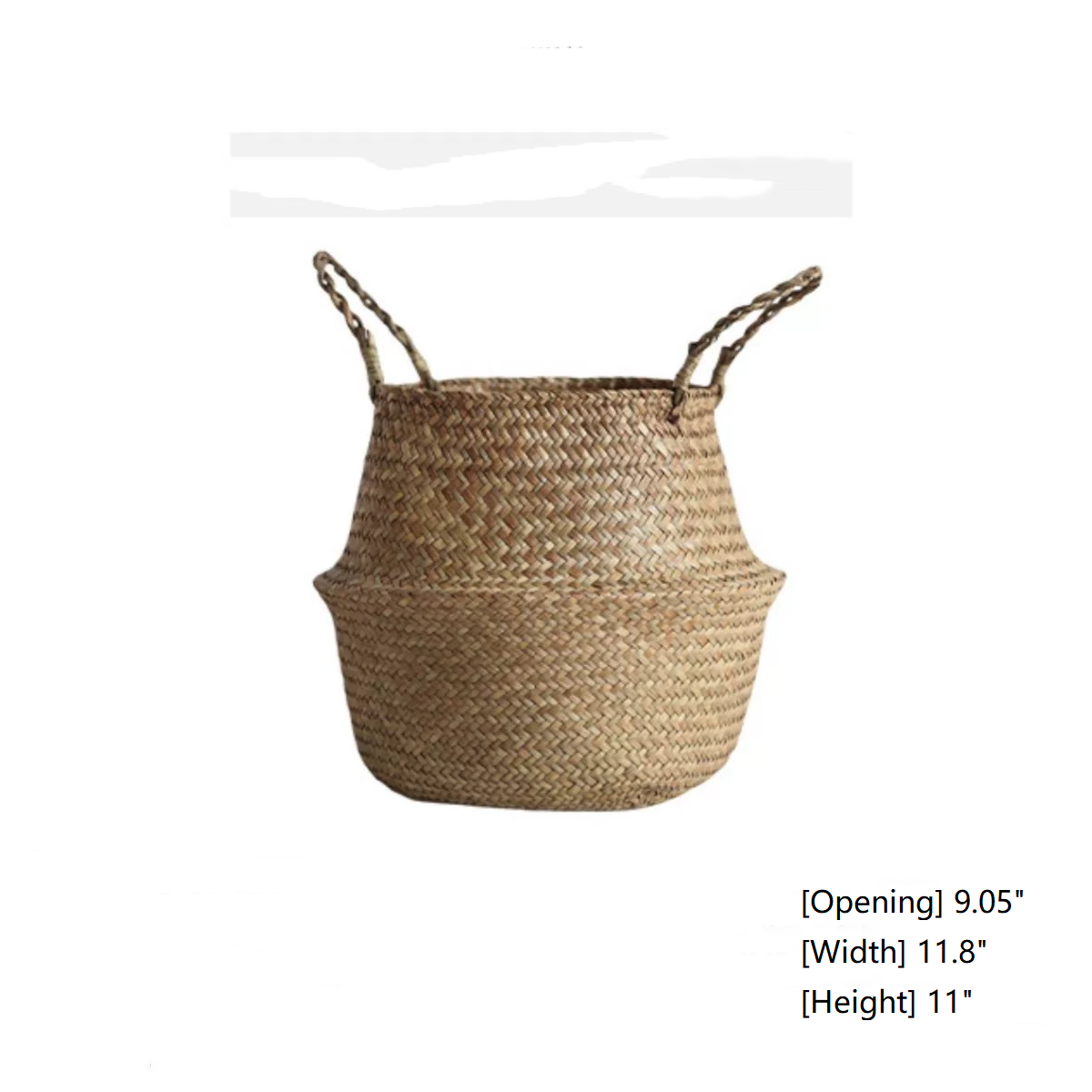 Seagrass Belly Basket